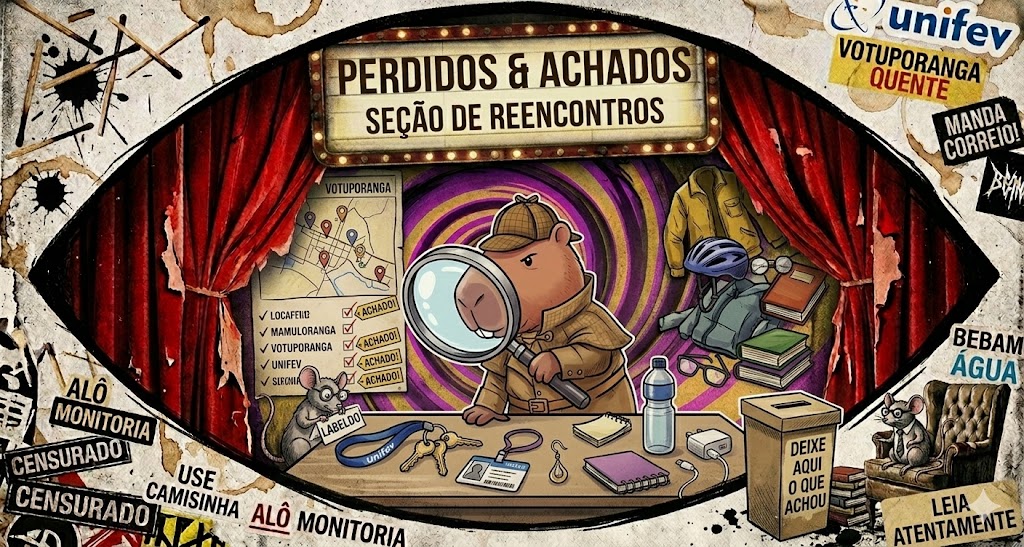 Capa do Achados e Perdidos